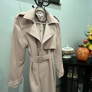 Elegant Beige Trench Coat